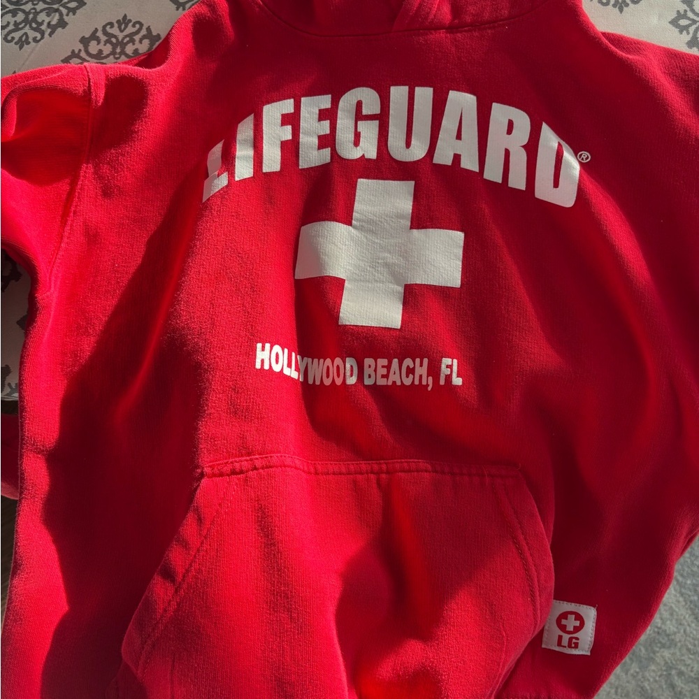 Hollywood beach lifeguard hoodie